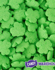 Sprinkle King Tiny Candy Shamrocks: 5LB Carton