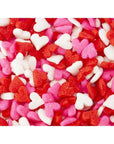 Sprinkle King Tiny Heart Shaped Sprinkles Candy: 5LB Carton - Candy Warehouse