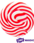 Squiggly Pops Petite Swirl Lollipops - Cherry: 24-Piece Jar - Candy Warehouse