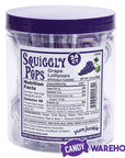 Squiggly Pops Petite Swirl Lollipops - Grape: 24-Piece Jar - Candy Warehouse