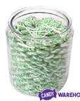 Squiggly Pops Petite Swirl Lollipops - Lime: 24-Piece Jar