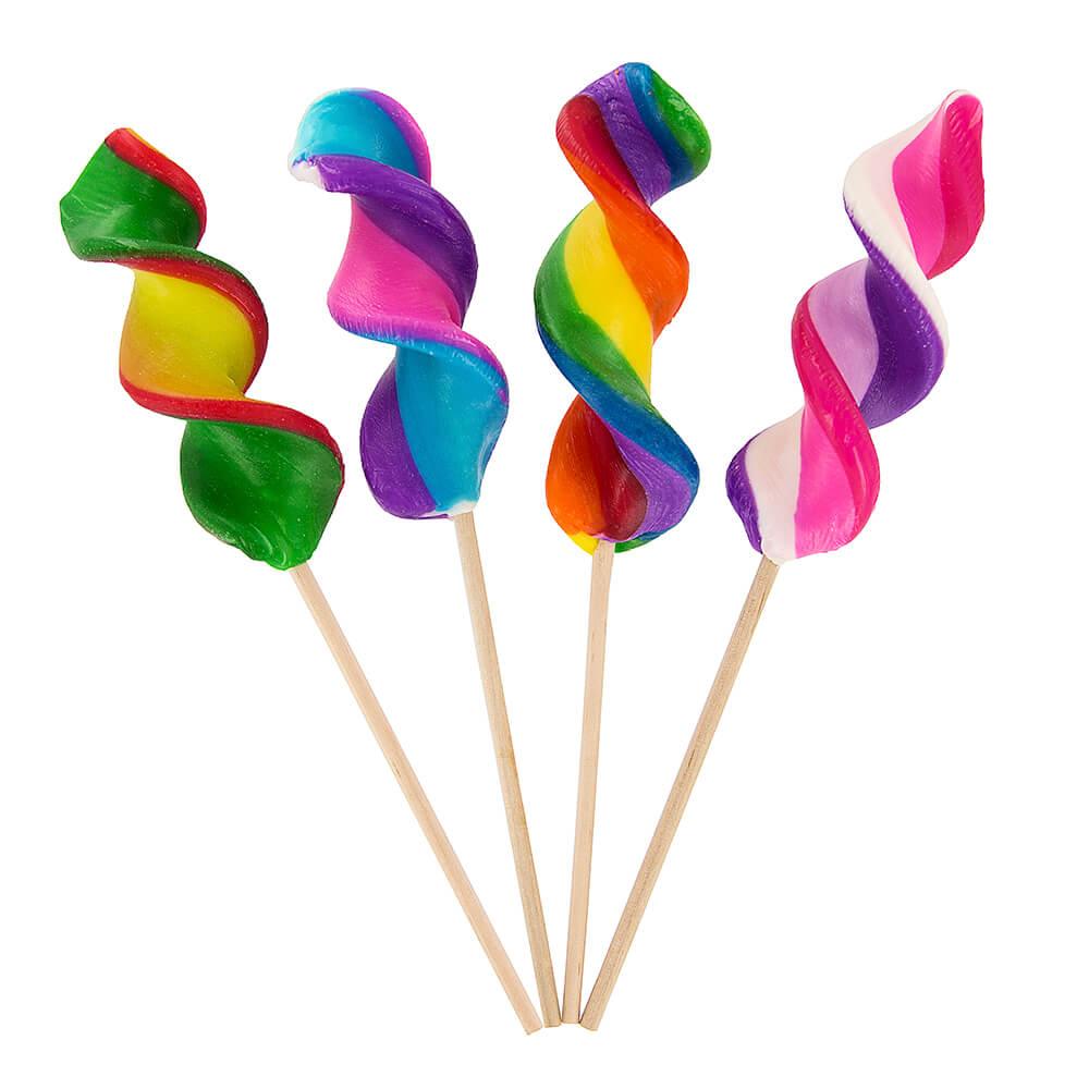 Squire Boone Corkscrew Twist Lollipops: 24-Piece Box