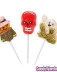 Squire Boone Halloween Characters Jelly Lollipops Candy: 12-Piece Box