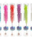 Squire Boone Mountain-Size Rock Candy Crystal Sticks: Set of 6 Tubes