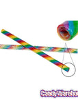 Squire Boone Rainbow Cherry Candy Stick Straws: 16-Piece Tray - Candy Warehouse