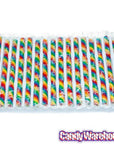 Squire Boone Rainbow Cherry Candy Stick Straws: 16-Piece Tray - Candy Warehouse