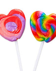 Squire Boone Teeny Swirled Heart Lollipops: 48-Piece Box - Candy Warehouse