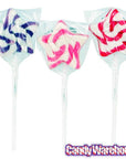 Squire Boone Teeny Swirled Star Lollipops: 24-Piece Box