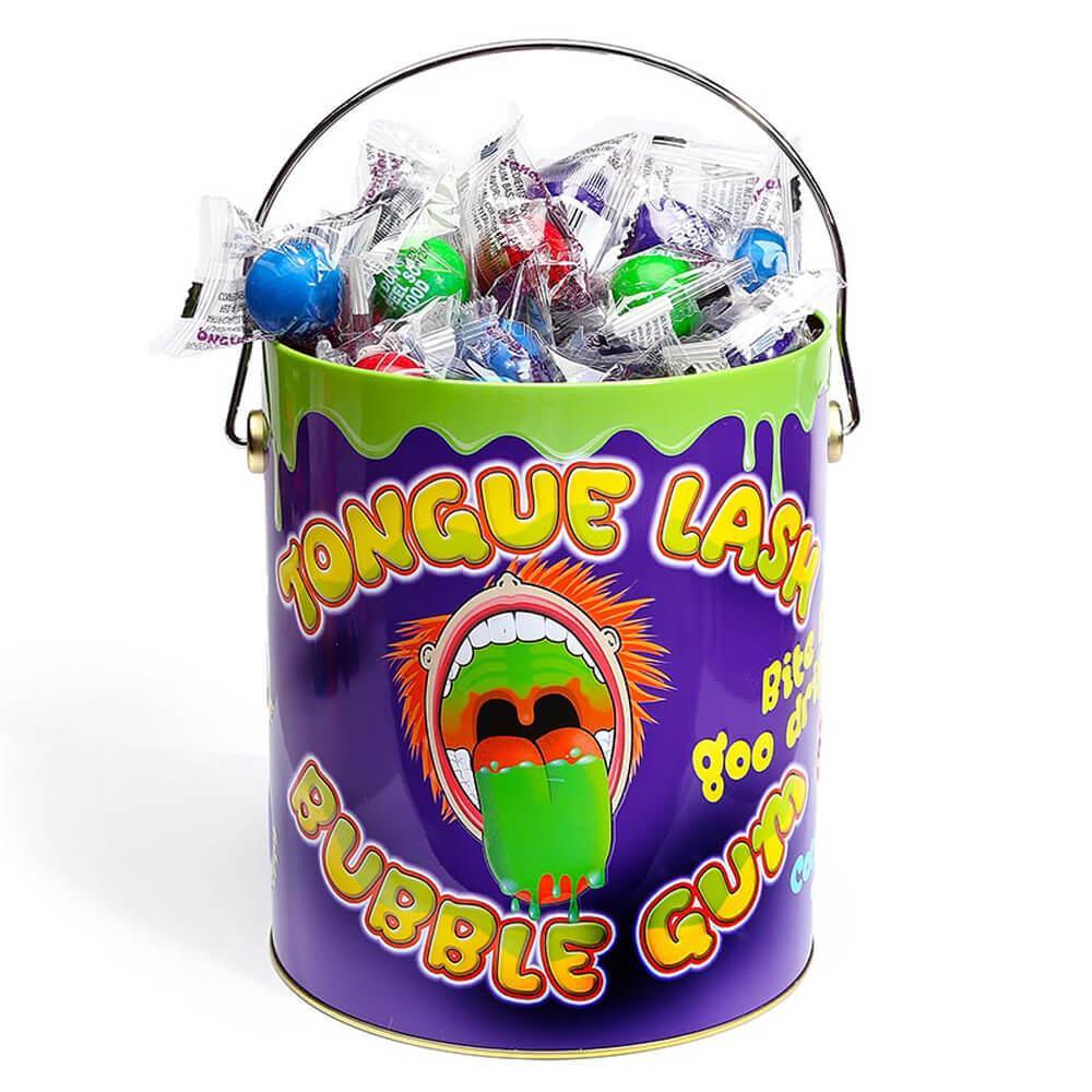 Squire Boone Tongue Lash Bubble Gum: 90-Piece Paint Can - Candy Warehouse