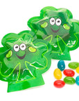 St. Patrick's Day Jelly Beans Candy in Shamrock Packs: 24-Piece Bag - Candy Warehouse