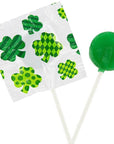 St. Patrick's Day Shamrock Lollipops: 55-Piece Bag - Candy Warehouse