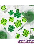 St. Patrick's Day Shamrock Lollipops: 55-Piece Bag - Candy Warehouse