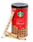 Starbucks Cookie Straws: 34-Piece Tin