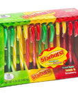 Starburst Candy Canes: 12-Piece Box - Candy Warehouse