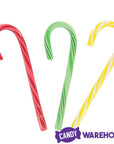 Starburst Candy Canes: 12-Piece Box - Candy Warehouse