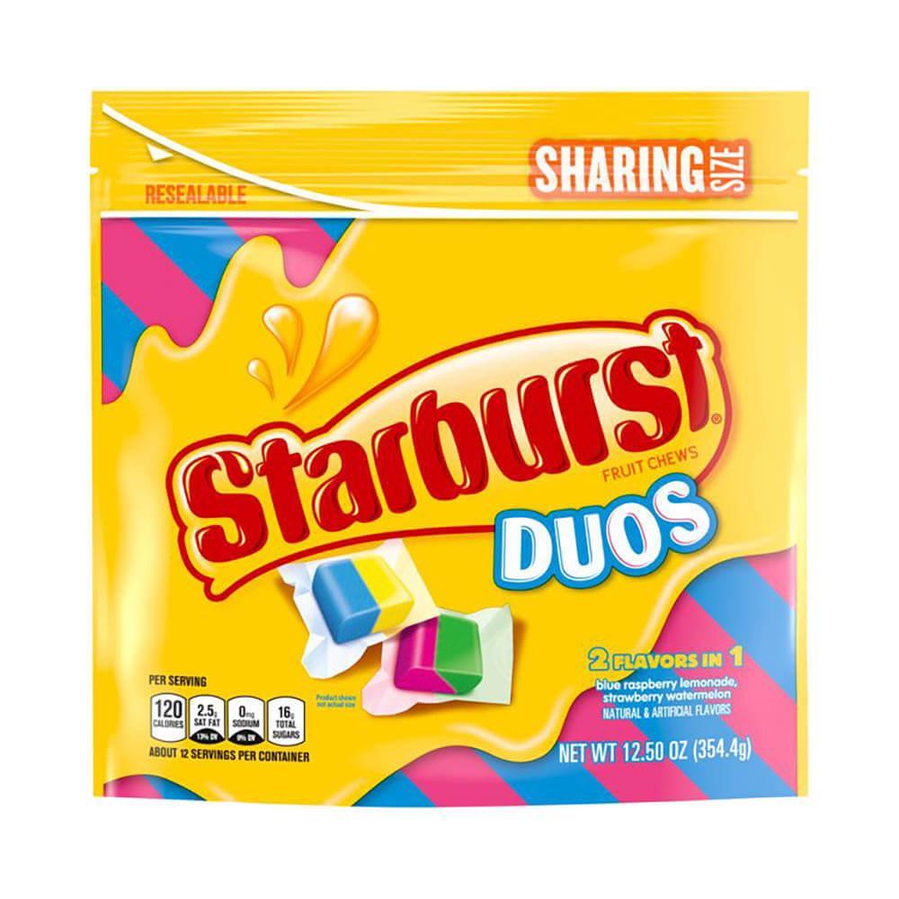 Starburst Duos Fruit Chews Candy: 12.5-Ounce Bag - Candy Warehouse