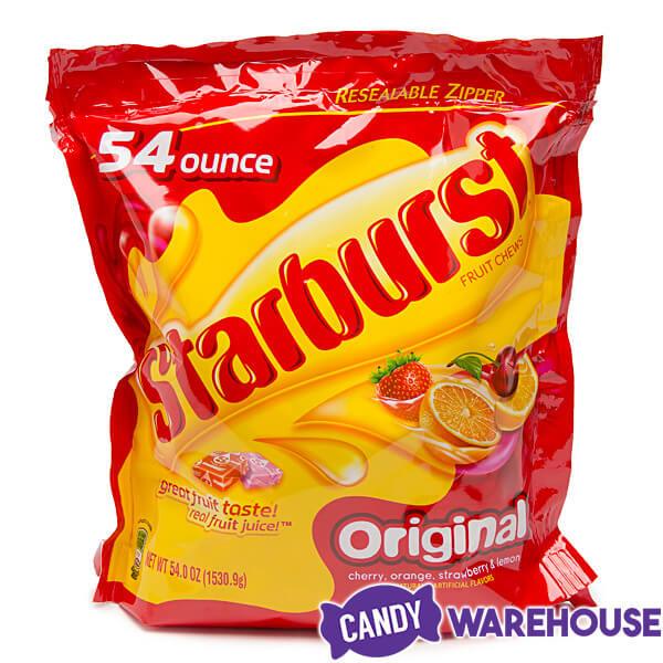 Starburst Fruit Chews Candy: 3LB Bag - Candy Warehouse