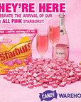 Starburst Fruit Chews Candy - All Pink: 15LB Case