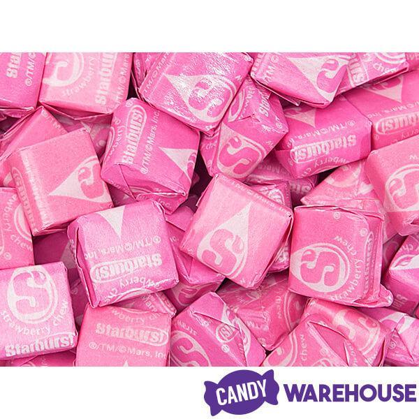 Starburst Fruit Chews Candy - All Pink: 15LB Case