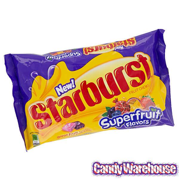 Starburst Fruit Chews Candy - Superfruit: 14-Ounce Bag - Candy Warehouse