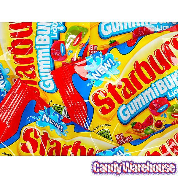 Starburst GummiBursts Liquid Filled Gummies Packs - Flavor Duos: 24-Piece Box - Candy Warehouse