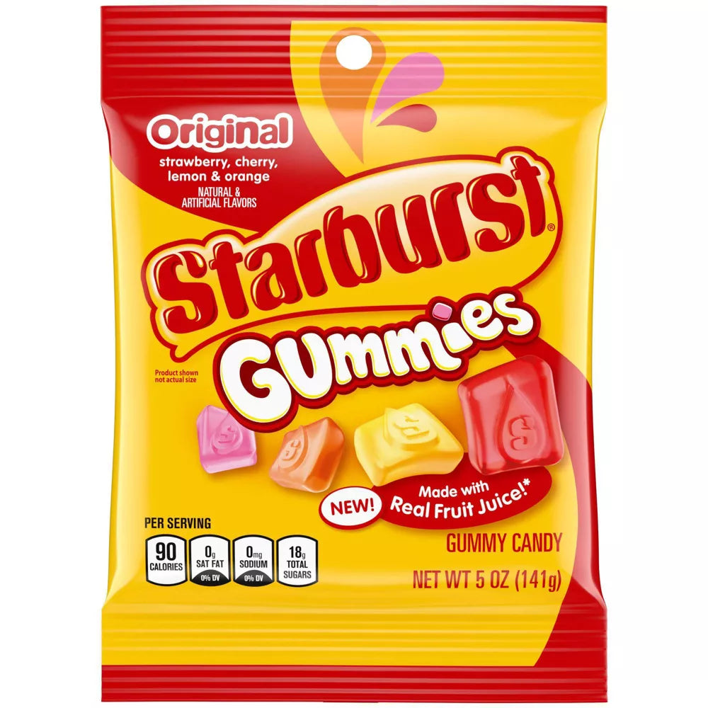 Starburst Gummies Candy - Original: 12-Piece Case