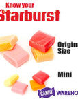 Starburst Minis Fruit Chews Candy Fun Size Packs - Original: 15-Piece Bag