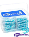 Sticklettes Petite Candy Sticks - Blue Raspberry: 150-Piece Tub - Candy Warehouse