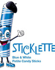 Sticklettes Petite Candy Sticks - Blue Raspberry: 150-Piece Tub - Candy Warehouse