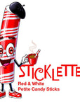 Sticklettes Petite Candy Sticks - Peppermint: 150-Piece Tub - Candy Warehouse