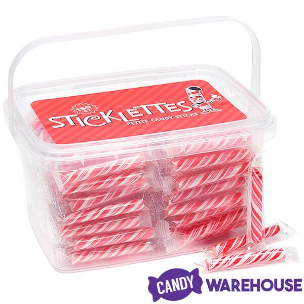 Sticklettes Petite Candy Sticks - Peppermint: 150-Piece Tub – Candy ...