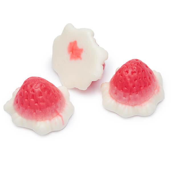 Strawberry & Cream Gummy Domes: 1KG Bag - Candy Warehouse