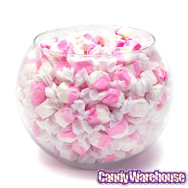 Strawberry & Creme Salt Water Taffy: 3LB Bag - Candy Warehouse