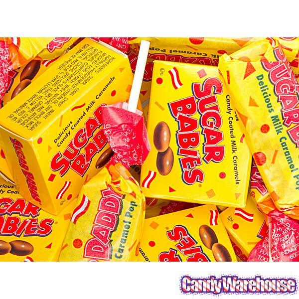 Sugar Babies and Sugar Daddy Candy Snack Size Pack Combo: 40-Piece Bag - Candy Warehouse