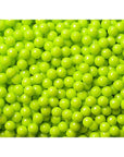 Sugar Candy Beads - Lime Green: 2LB Bag - Candy Warehouse