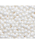 Sugar Candy Beads - Pearl White: 2LB Bag