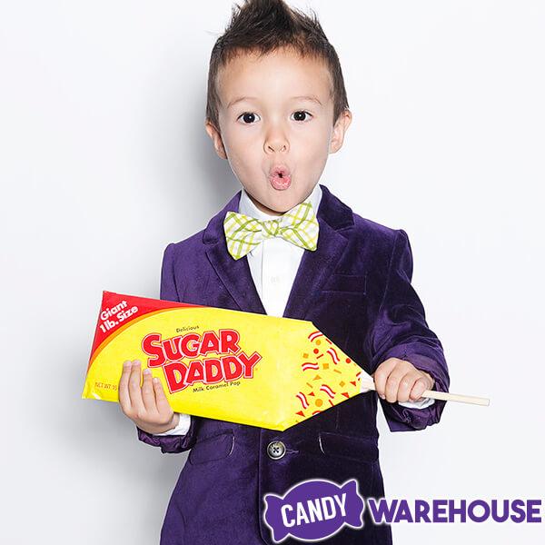 Sugar Daddy Giant 1-Pound Caramel Pop - Candy Warehouse