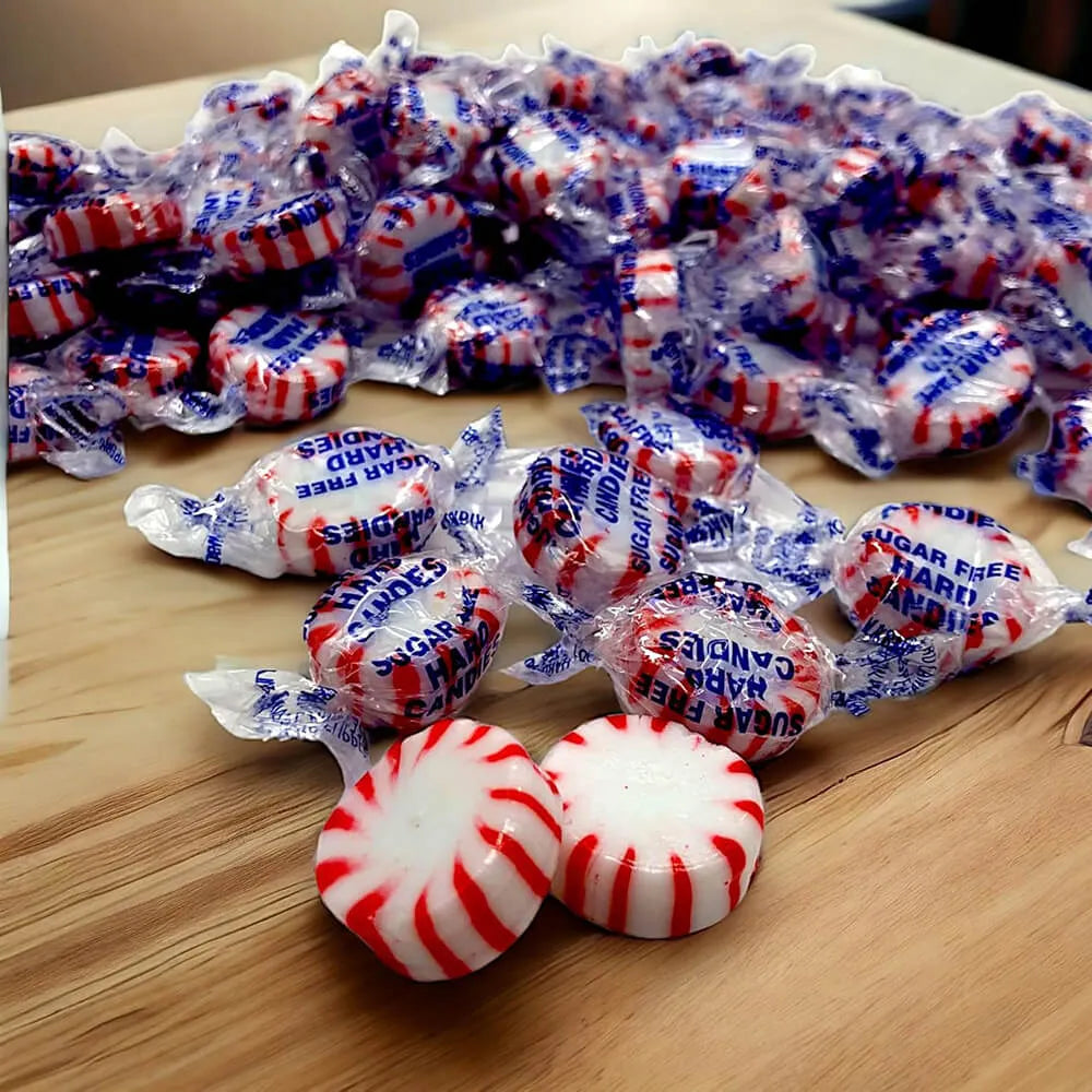 Sugar Free Peppermint Pinwheel Mints Candy: 6LB Bag