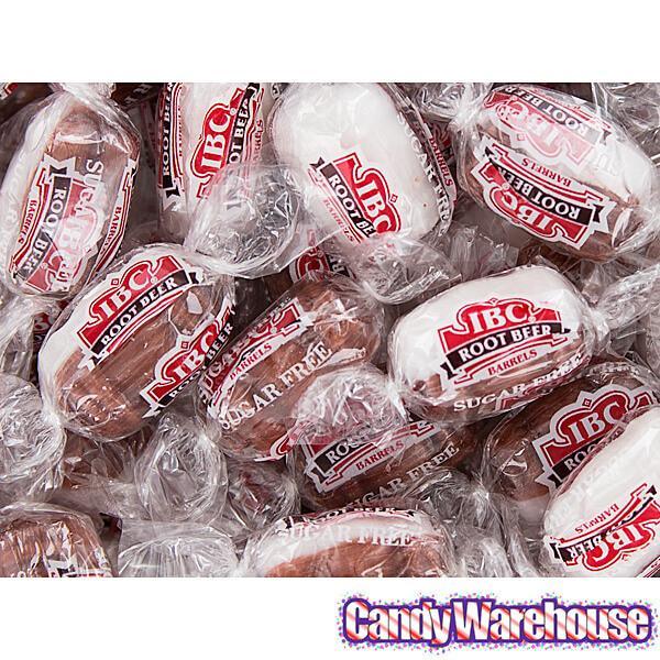 Sugar Free Root Beer Float Barrels Candy: 5LB Bag - Candy Warehouse