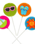 Summer Hard Candy Lollipops: 12-Piece Pack