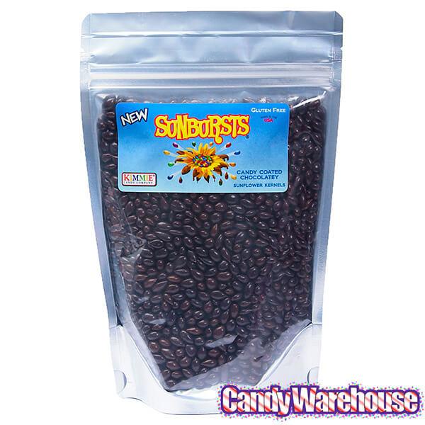 Sunbursts Chocolate Sunflower Seeds - Brown: 1LB Bag - Candy Warehouse