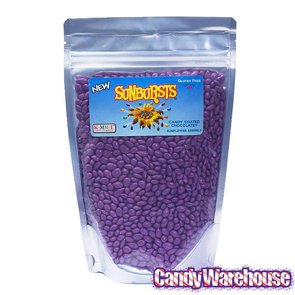 Sunbursts Chocolate Sunflower Seeds - Purple: 1LB Bag - Candy Warehouse