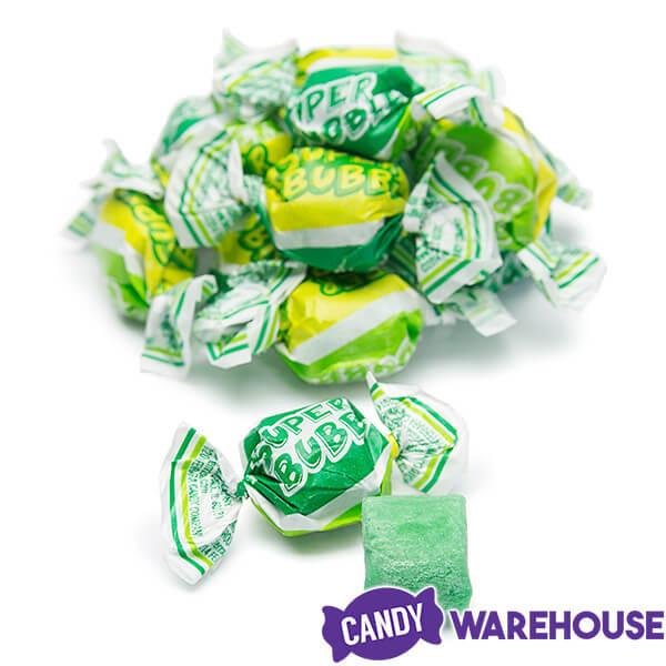 Super Bubble Gum - Apple: 300-Piece Box - Candy Warehouse