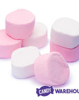 Super Giant Pink & White Marshmallows: 25-Piece Bag - Candy Warehouse