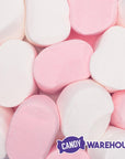 Super Giant Pink & White Marshmallows: 25-Piece Bag - Candy Warehouse