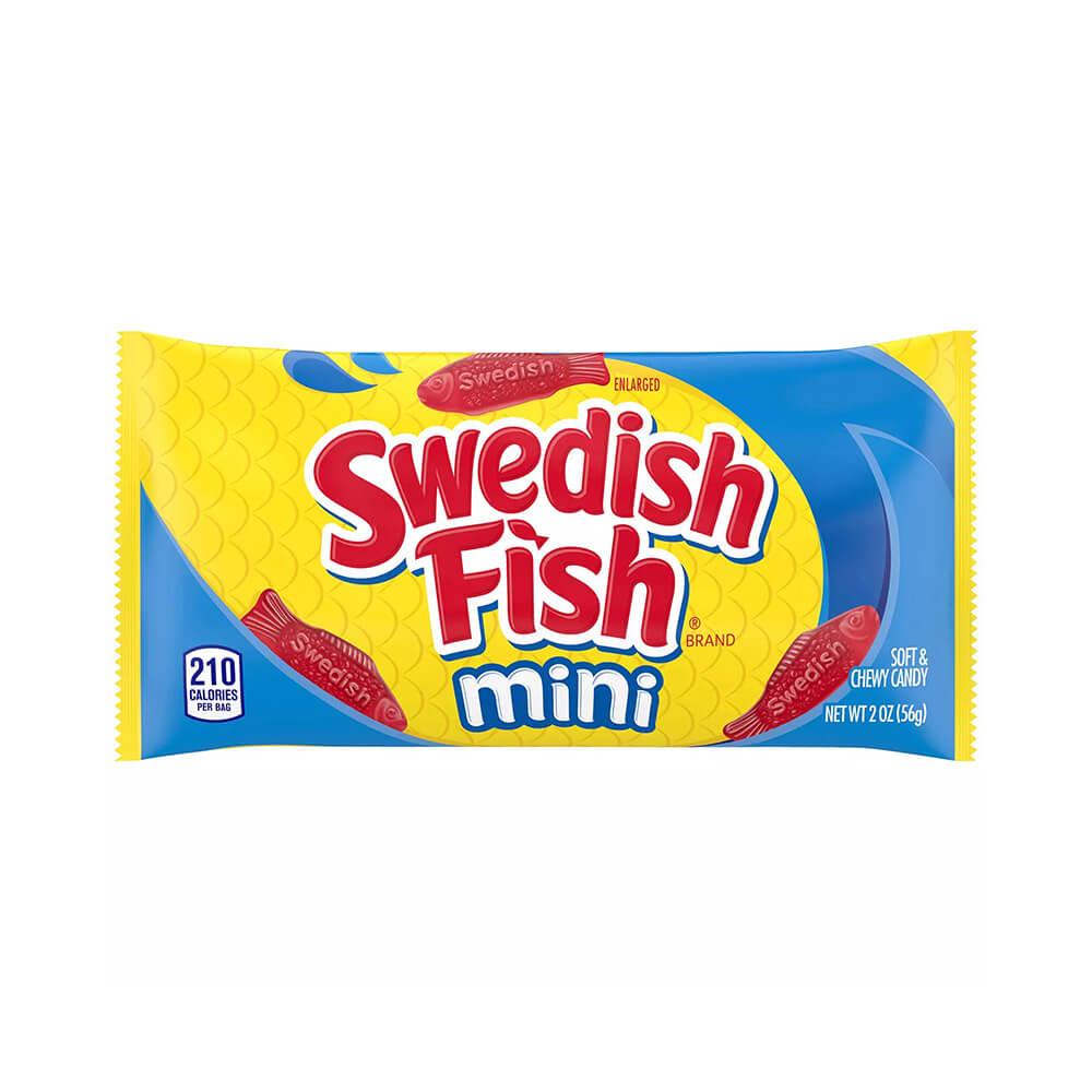 Swedish Fish Candy 2-Ounce Packs: 24-Piece Box - Candy Warehouse