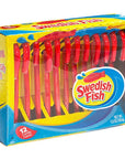 Swedish Fish Candy Canes: 12-Piece Box - Candy Warehouse