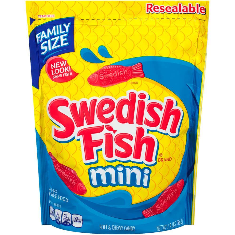 Swedish Fish Candy Red 1.8LB Bag - Candy Warehouse