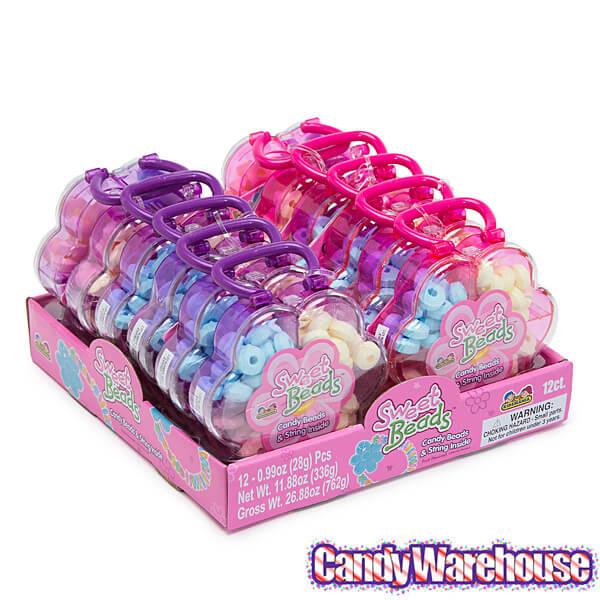 Sweet Beads Candy Jewelry Kits: 12-Piece Display - Candy Warehouse