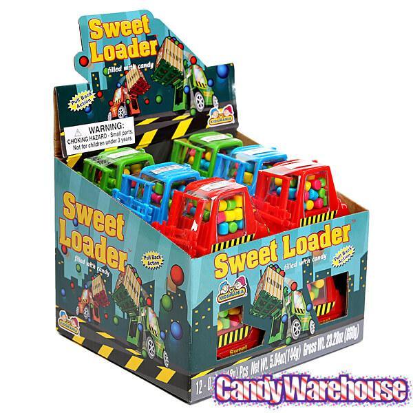 Sweet Loader Candy Filled Forklift Trucks: 12-Piece Box - Candy Warehouse